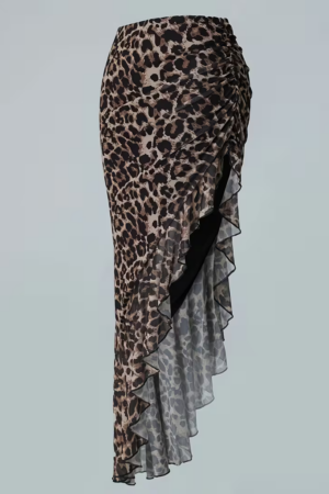 Leopard Print Fashion Skirt